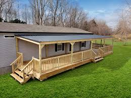 mobile home back porch ideas